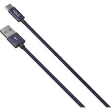 YENKEE USB A 2.0 / USB C szinkronizáló és töltőkábel 1m kék (YCU 301 BE) kábel és adapter