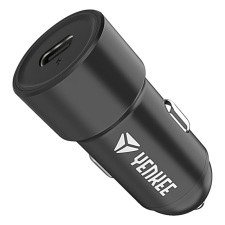YENKEE YAC 2035 USB-C autós töltő fekete mobiltelefon kellék