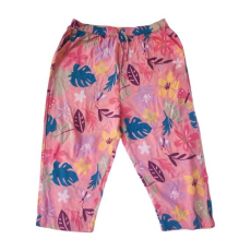  Yigga rózsaszín virágmintás lány 3/4-es nadrág (méret: 152)