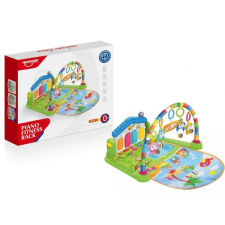 Yixing Toys Színes zongorás játszószőnyeg fénnyel és hanggal - zöld játszószőnyeg