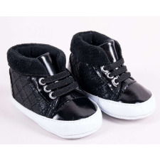 Yo! Babakocsi cipő 0-6 hó - fekete gyerek cipő