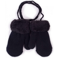  Yo! Bébi téli kesztyű 10 cm - Fekete