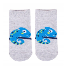  Yo!club pamut bokazokni (27-30) - szürke kaméleon gyerek zokni