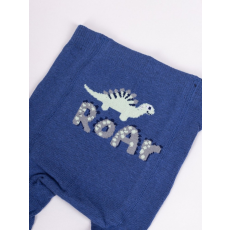 Yo Club! Pamut Harisnyanadrág - Kék Dinó "Roar"56-62