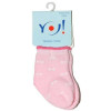 Yo! Yo! Baby frottír zokni 6-9 hó - rózsaszín masnis