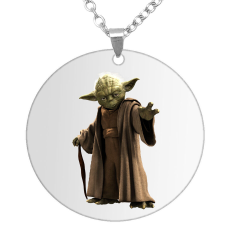 Yoda medál lánccal, választható több formában és színben nyaklánc