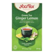 YOGI BIO ZÖLD TEA GYÖMBÉR-CITROM /485404 tea