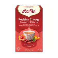 Yogi tea Bio tea YOGI TEA Pozitív energia tőzegáfonyával és hibiszkusszal 17 filter/doboz tea