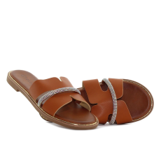  Yolera - Diamond Slip barna női papucs Méret:39