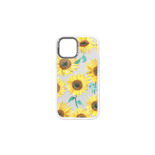 YOOUP iPhone 13 Pro Max Mintás Tok Sunflower Fehér tok és táska