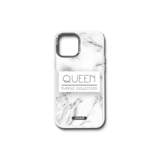 YOOUP iPhone 13 Pro Mintás Tok Márvány Szürke Fehér tok és táska