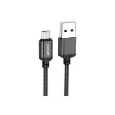 YOOUP L07A MICRO USB KÁBEL 2.4A 2 MÉTER FEKETE kábel és adapter