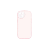 YOOUP Lekerekített átlátszó TPU telefontok iPhone 14 6.1 colos YooUp Rounded Transparency pink