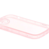 YOOUP Lekerekített átlátszó TPU telefontok iPhone 14 Plus 6.7 colos YooUp Rounded Transparency pink