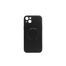YOOUP MAGNETIC MINTÁS IPHONE 15 6.1 TPU TOK MAGSAFE-VEL CARBON FEKETE tok és táska