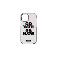 YOOUP Mintás telefontok Flow iPhone 13 YooUp átlátszó háttérrel fekete kerettel tok és táska