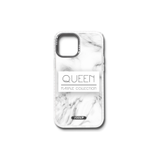 YOOUP Mintás telefontok Márvány iPhone 13 Pro Max YooUp fehér kerettel tok és táska