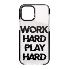 YOOUP Mintás TPU telefontok Work iPhone 12/12 Pro YooUp fekete tok és táska