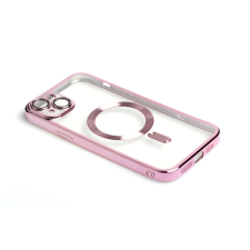 YOOUP PJ Disc-a Iphone 15 6.1 TPU Tok Magsafe Kompatibilis Pink tok és táska