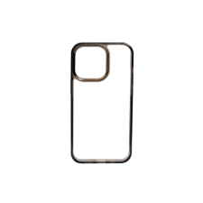 YOOUP PJ Iphone 14 Pro 6.1 2,5mm TPU Tok Clear-fekete tok és táska