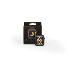 YOOUP Szilikonszíj TPU óratokkal Apple Watch 38 mm kék okosóra kellék