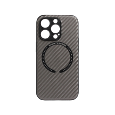 YOOUP TPU carbon mintás telefontok magsafe iPhone 15 Pro Max 6.7 colos YooUp Magnetic szürke tok és táska