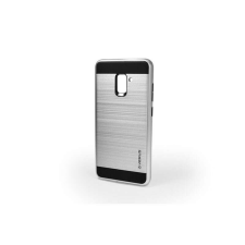 YOOUP TPU telefontok Samsung Galaxy A8 Plus (2018) A730 ezüst tok és táska