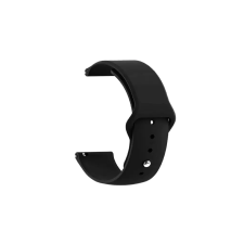 YOOUP Univerzális Watch Szilikon sportszíj 20mm fekete óraszíj