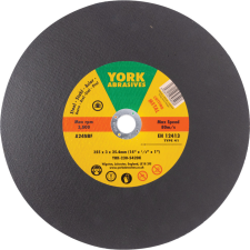 York 355x3x25.4mm A24NBF lapos vágókorong T41 barkácsgép tartozék