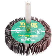 York 50x10/6mm al-ox lamellás csapos csiszolókorong P120 barkácsgép tartozék