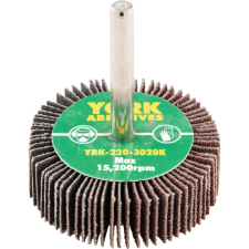 York 50x15/6mm al-ox lamellás csapos csiszolókorong P80 barkácsgép tartozék