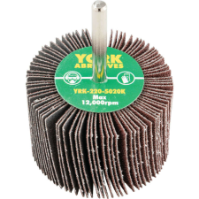 York 60x40mm al-ox lamellás csapos csiszolókorongp80-6mm szárral barkácsgép tartozék