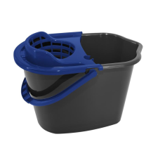  York Felmosó Vödör csavarókosárral 10L 36x27x25cm Azur takarító és háztartási eszköz