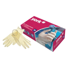 York Gumikesztyű Latex M méretű 100 db takarító és háztartási eszköz