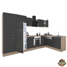  Yorki 340 sarok konyhabútor alsó sütős felülfagyasztós hűtős kivitelben bútor