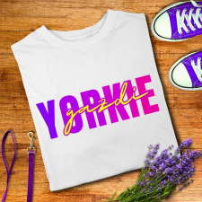  Yorkie gazdi férfi póló ajándéktárgy