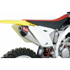  YOSHIMURA Utólagos Értékesítési Alkatrészek RS4 rozsdamentes/alumínium Kipufogószelence Szénszálas Végzáró Suzuki RM-Z450