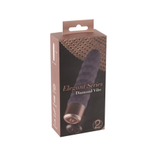 You2Toys Elegant Diamond - akkus rúd vibrátor (sötétlila) vibrátorok