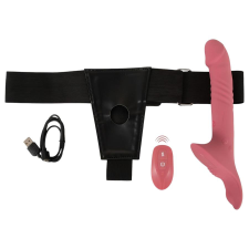 YOU2TOYS - felcsatolható vibrátor szett (fekete-mályva) vibrátorok