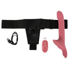 YOU2TOYS - felcsatolható vibrátor szett (fekete-mályva) vibrátorok