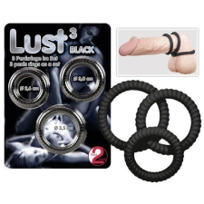 YOU2TOYS Lust 3 black péniszgyűrű