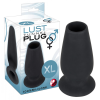 YOU2TOYS Lust Tunnel XL - üreges análtágító dildó (fekete)