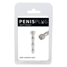 YOU2TOYS Penisplug - lépcsős, halálfejes acél húgycsőtágító ékszer (0,6-0,8cm) bilincs, kötöző