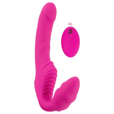 YOU2TOYS Strepless Strap-On - felcsatolható vibrátor (pink) vibrátorok