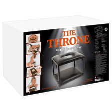 YOU2TOYS The Throne - kötöző szék szett (8 részes) - fekete bilincs, kötöző