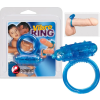 YOU2TOYS Tiszta szilikon péniszgyűrű - királykék