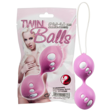 YOU2TOYS Twin Twin Balls - gésagolyó-duó (pink) kéjgolyó
