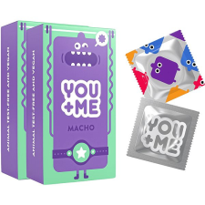 You+Me YOU ME Macho óvszer stimuláló mellbimbókkal, 2×12 db óvszer