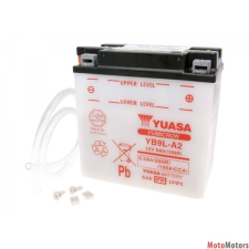 Yuasa YuMicron YB9L-A2 akkumulátor - savcsomag nélkül autó akkumulátor