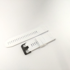Yuestech Garmin QuickFit Szilikon szíj 22mm - Fehér fekete csattal (YS-357-22MM-01) okosóra kellék